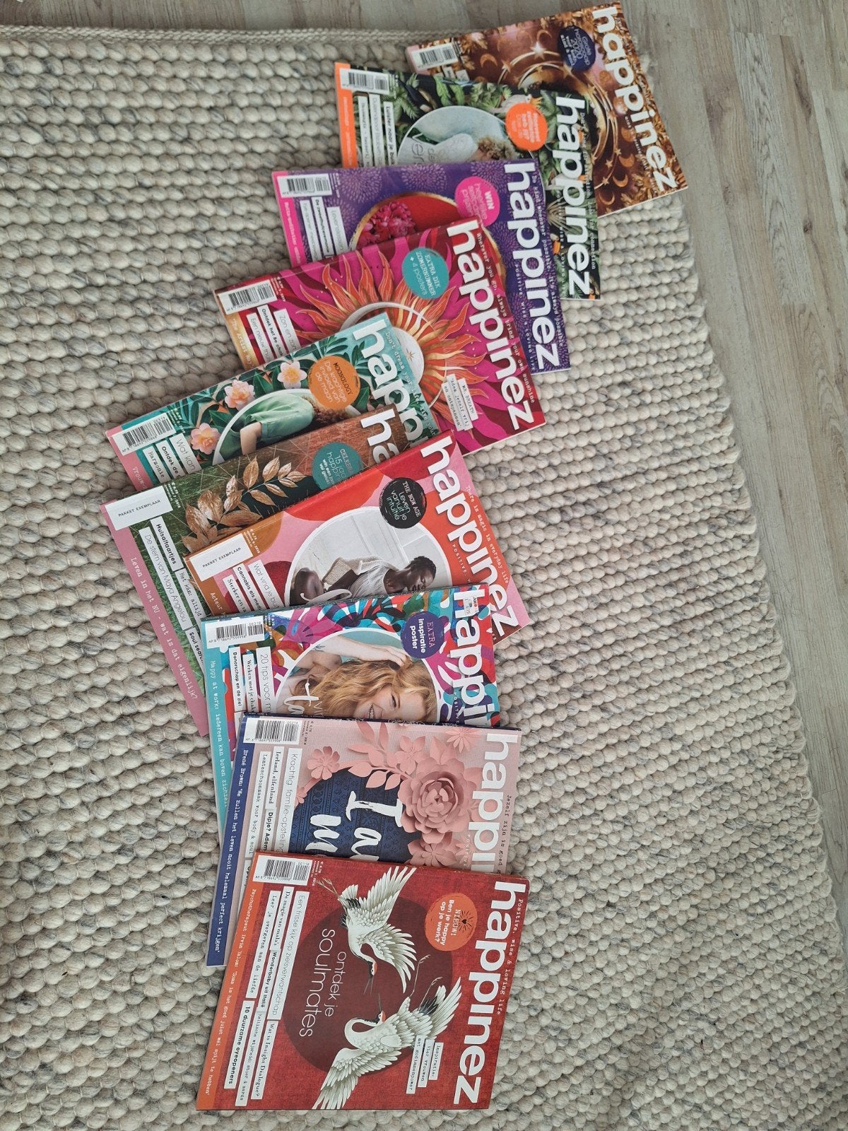 10 x Happinez voor visionboards, Ophalen of Verzenden, Gelezen