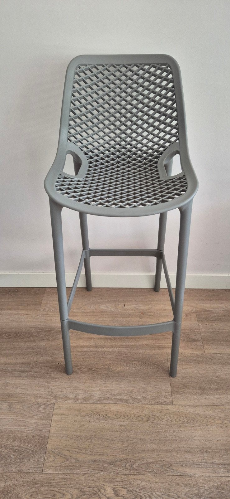 NIEUW!! Siesta Air barkruk - Lichtgrijs - Zo goed als nieuw, Ophalen, Kunststof, Met voetsteun, Nieuw