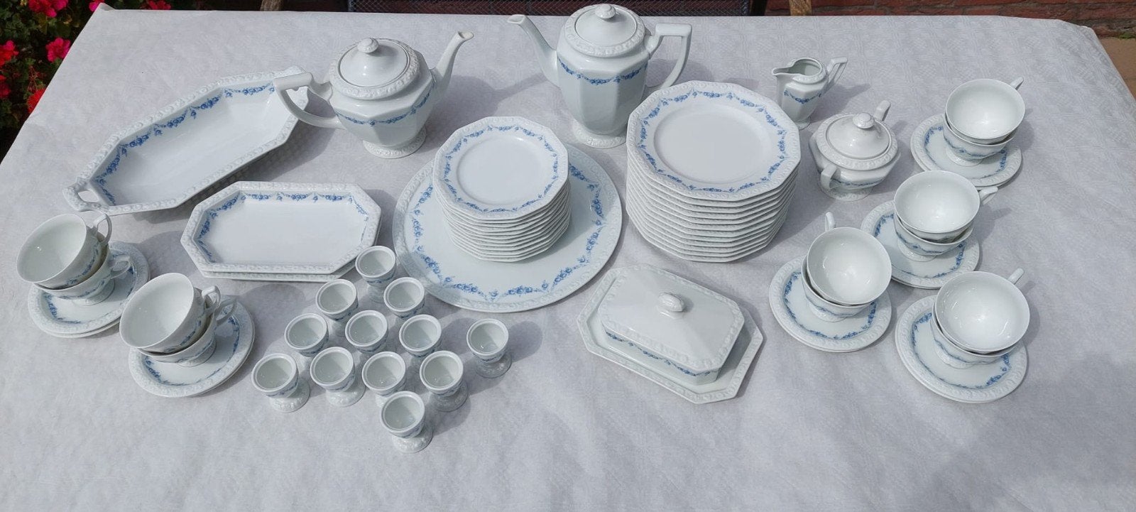 Rosenthal Classic Rose Collection  Maria Rosenkante, Ophalen, Zo goed als nieuw, Overige stijlen, Porselein