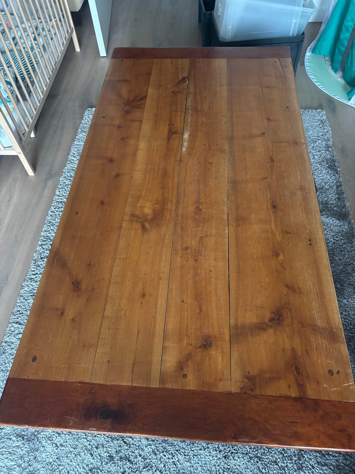Antieke Franse boeren tafel 1.60 x 0.82m, Antiek en Kunst, Ophalen