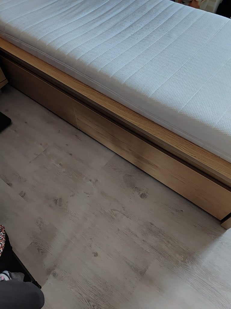 Bed met laden, Ophalen, Gebruikt, 90 cm, Eenpersoons