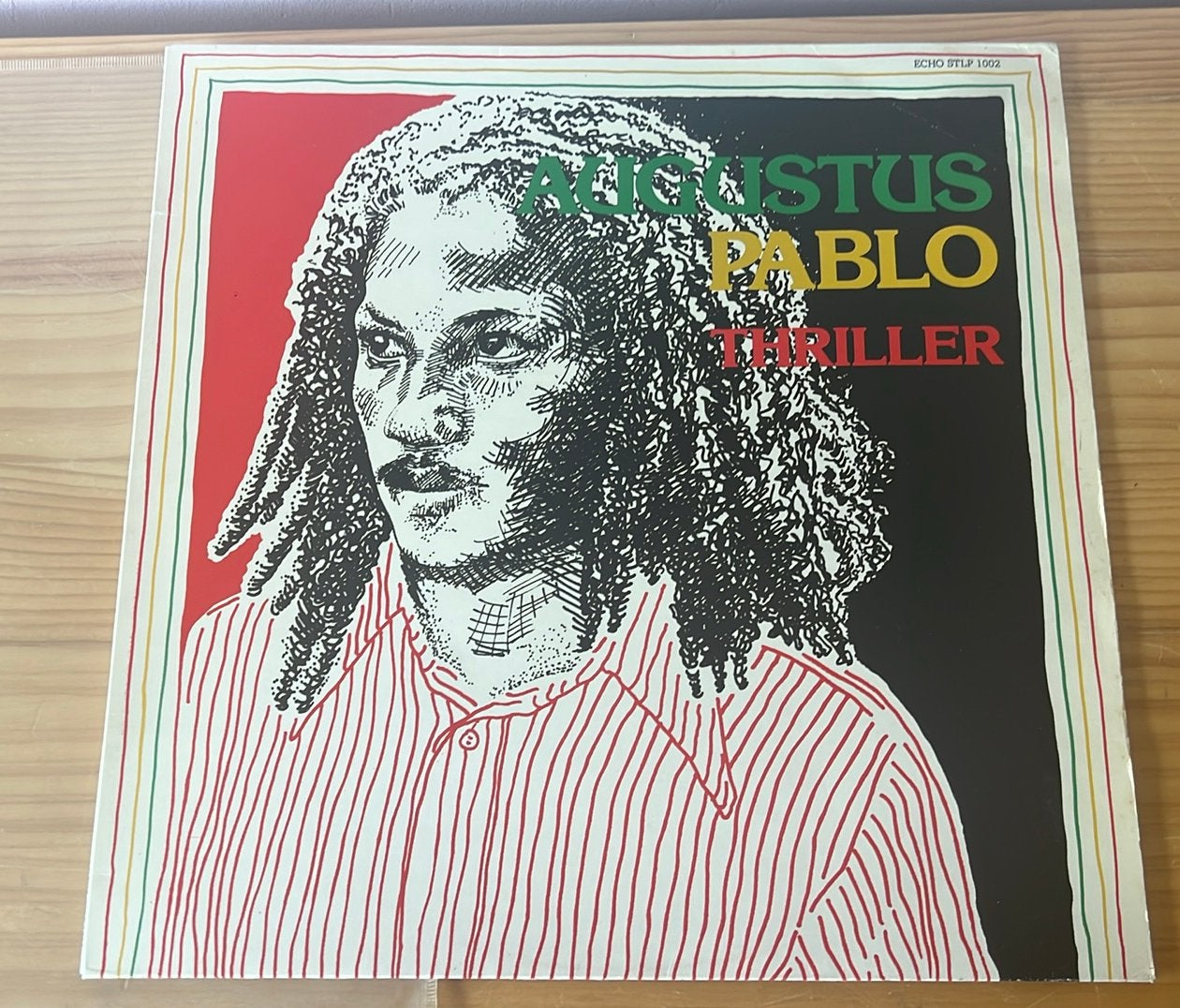 Augustus Pablo – Thriller LP 1980 UK 1e Persing Echo, Ophalen of Verzenden, Zo goed als nieuw, 12 inch, Originele persing