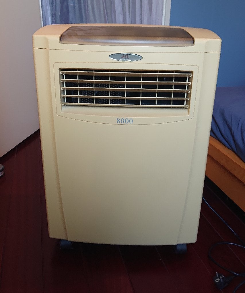 Mobiele airco, Ophalen, Gebruikt, Minder dan 60 m³, 2 snelheden