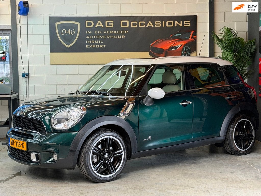 Mini Countryman 1.6 Cooper S ALL4 AUTOMAAT|DAK|PDC|LEER, Auto's, Mini, Euro 5, 1380 kg, Gebruikt, Beige