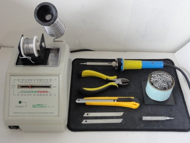 SOLOMON SL-10 TEMPERATUUR REGELBAAR+24V SOLDEERBOUT+EXTRA, Ophalen of Verzenden, Zo goed als nieuw