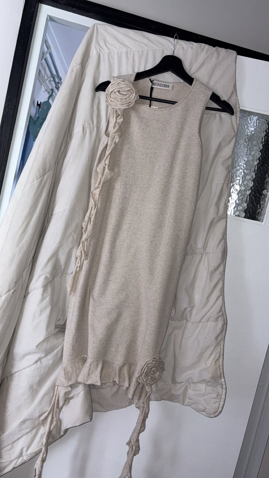Reinders jurk, Beige, Maat 46/48 (XL) of groter, Nieuw, Ophalen of Verzenden