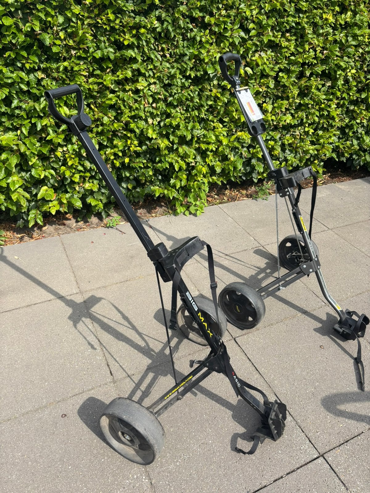 Golf Trolleys Bag Boy/Big Max plus Cobra tas, Sport en Fitness, Ophalen, Gebruikt, Golfkar, Overige merken