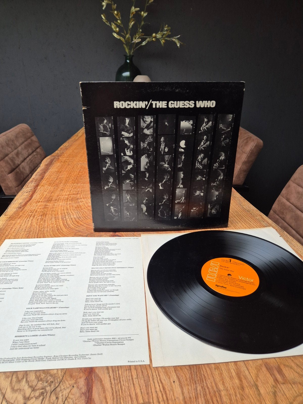 The Guess Who - Rockin' LP (1972) - Pop Rock Vinyl, LP, Gebruikt, Pop, Ophalen of Verzenden