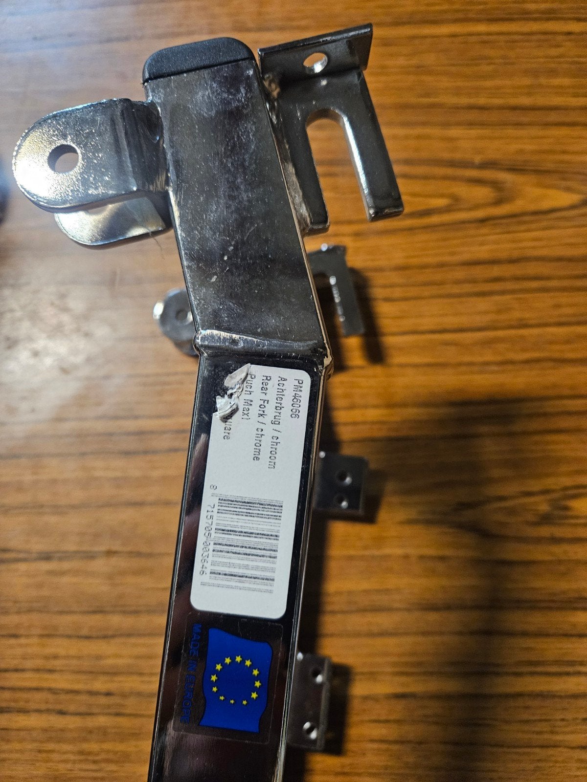 Puch Maxi achterbrug vierkant chroom made in EU., Ophalen of Verzenden, Nieuw, Frame