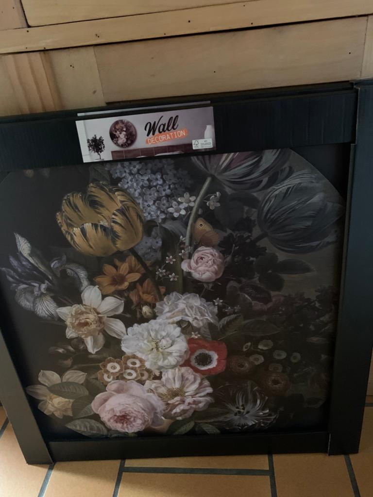 Ronde wand plaat nieuw, Ophalen of Verzenden, Zo goed als nieuw, Schilderij