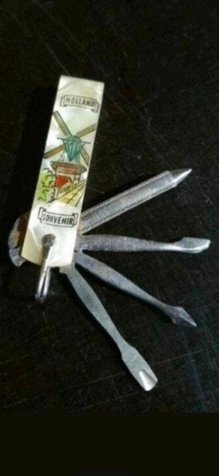 Antiek manicure setje jaren '50 met Hollandse molen €6, Ophalen of Verzenden