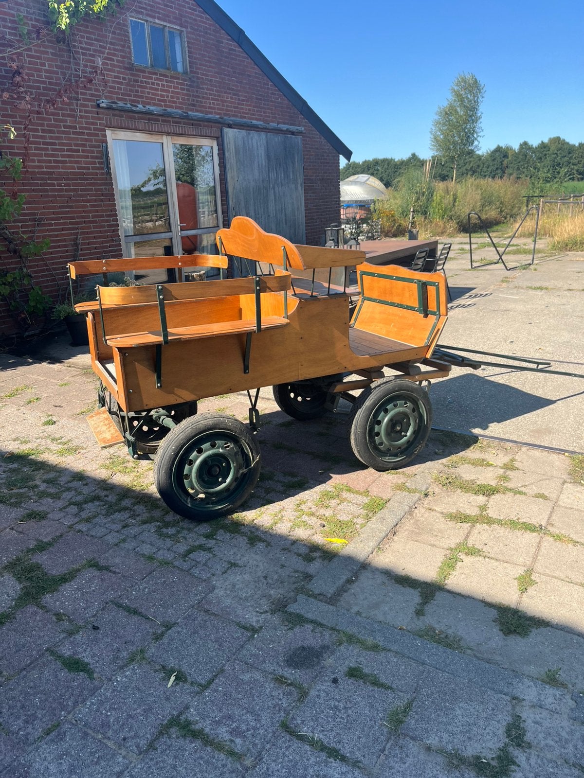 Men kar, pony kar voor shetlander, Gebruikt, Overige typen, Pony, Gesloten