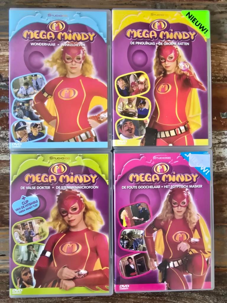 Mega Mindy dvd's, Cd's en Dvd's, Dvd's | Kinderen en Jeugd, Gebruikt, Alle leeftijden, Ophalen of Verzenden