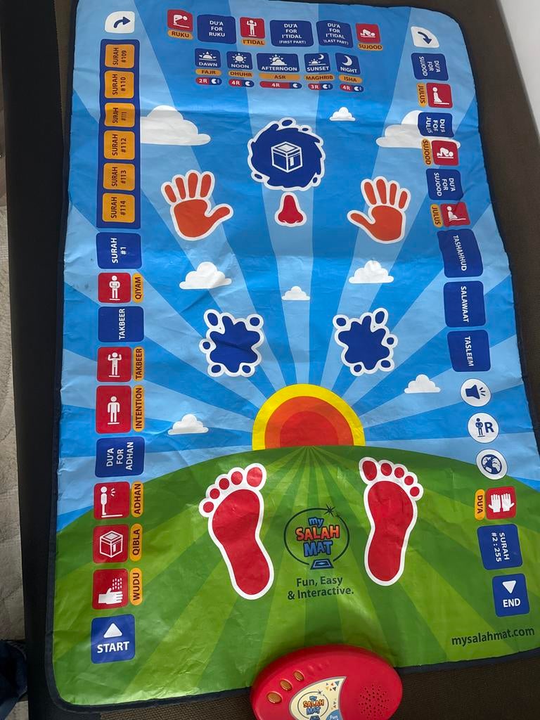 My Salah Mat - Interactief Gebedsmatje voor Kinderen, Ophalen of Verzenden, Zo goed als nieuw, Elektronica, Met geluid