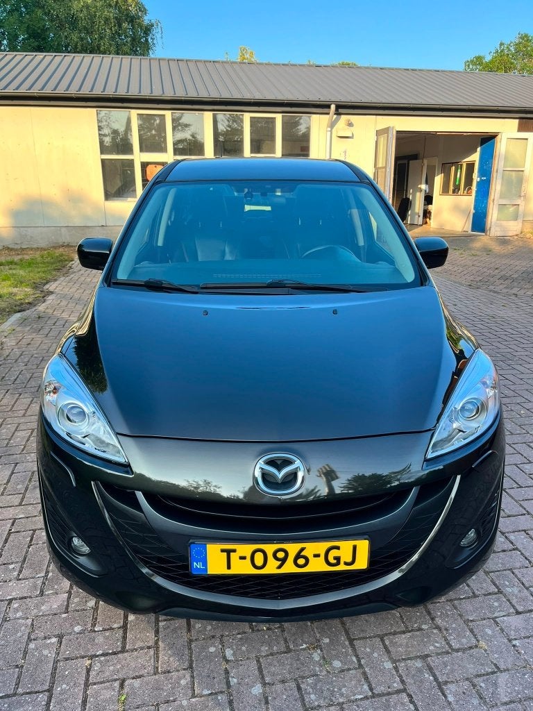 Mazda 5 2.0 GT-M 7 pers VOLLEER PDC ELE DEUR, Voorwielaandrijving, Zwart, 4 cilinders, 7 stoelen