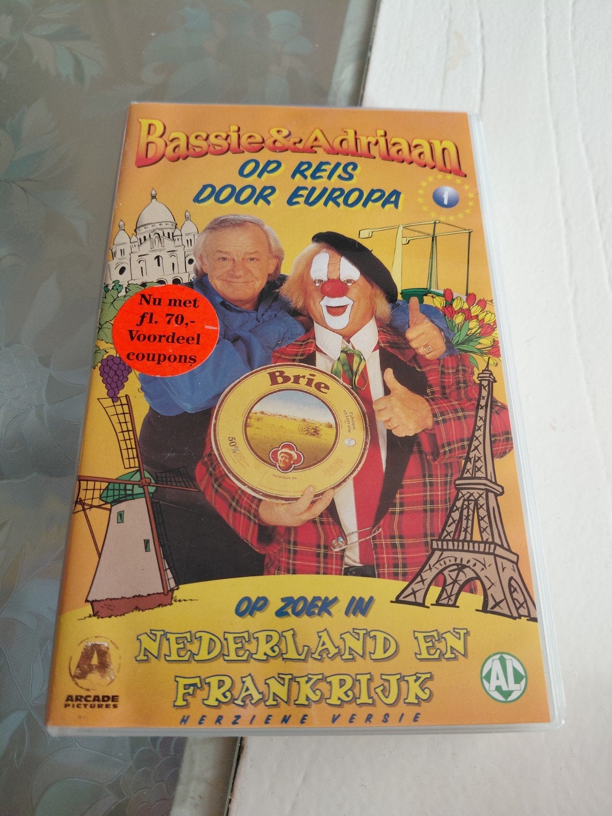 Bassie en Adriaan reis door Europa 1 Nederland Frankrijk #2., Cd's en Dvd's, Ophalen of Verzenden, Gebruikt, Kinderprogramma of -film