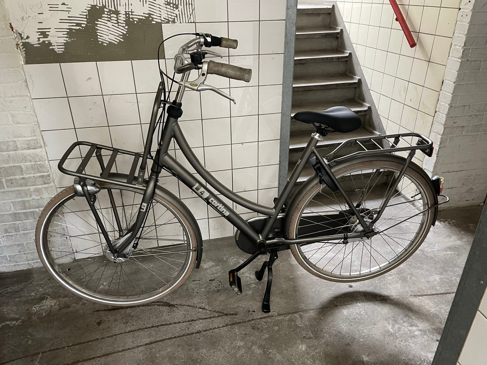 Cortina u4 damesfiets 7speed 28inch, 53 tot 56 cm, Versnellingen, Zo goed als nieuw, Trommelrem