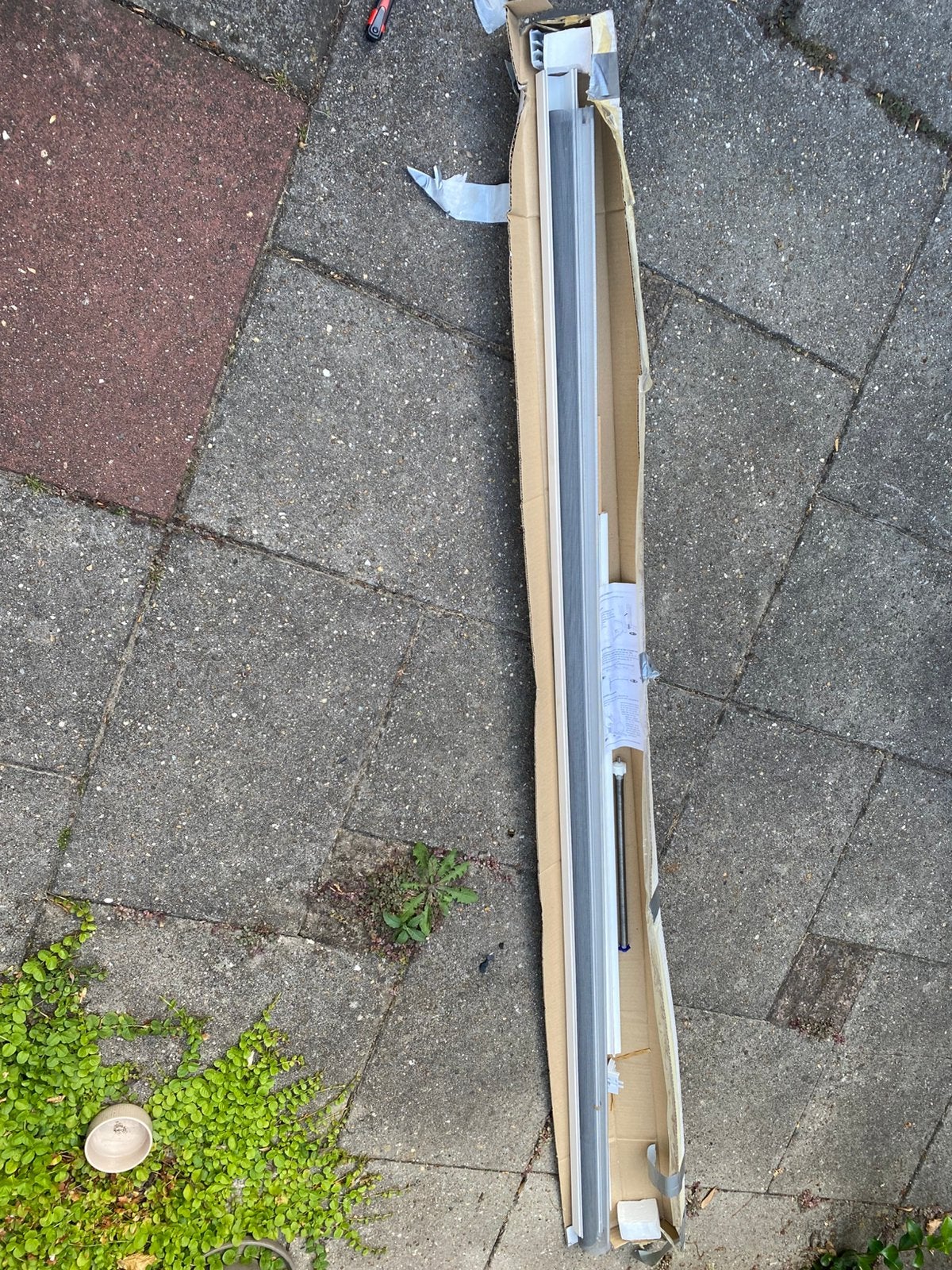 Nieuwe kunststof rolhordeur wit, Minder dan 150 cm, Ophalen, Nieuw, Overige typen