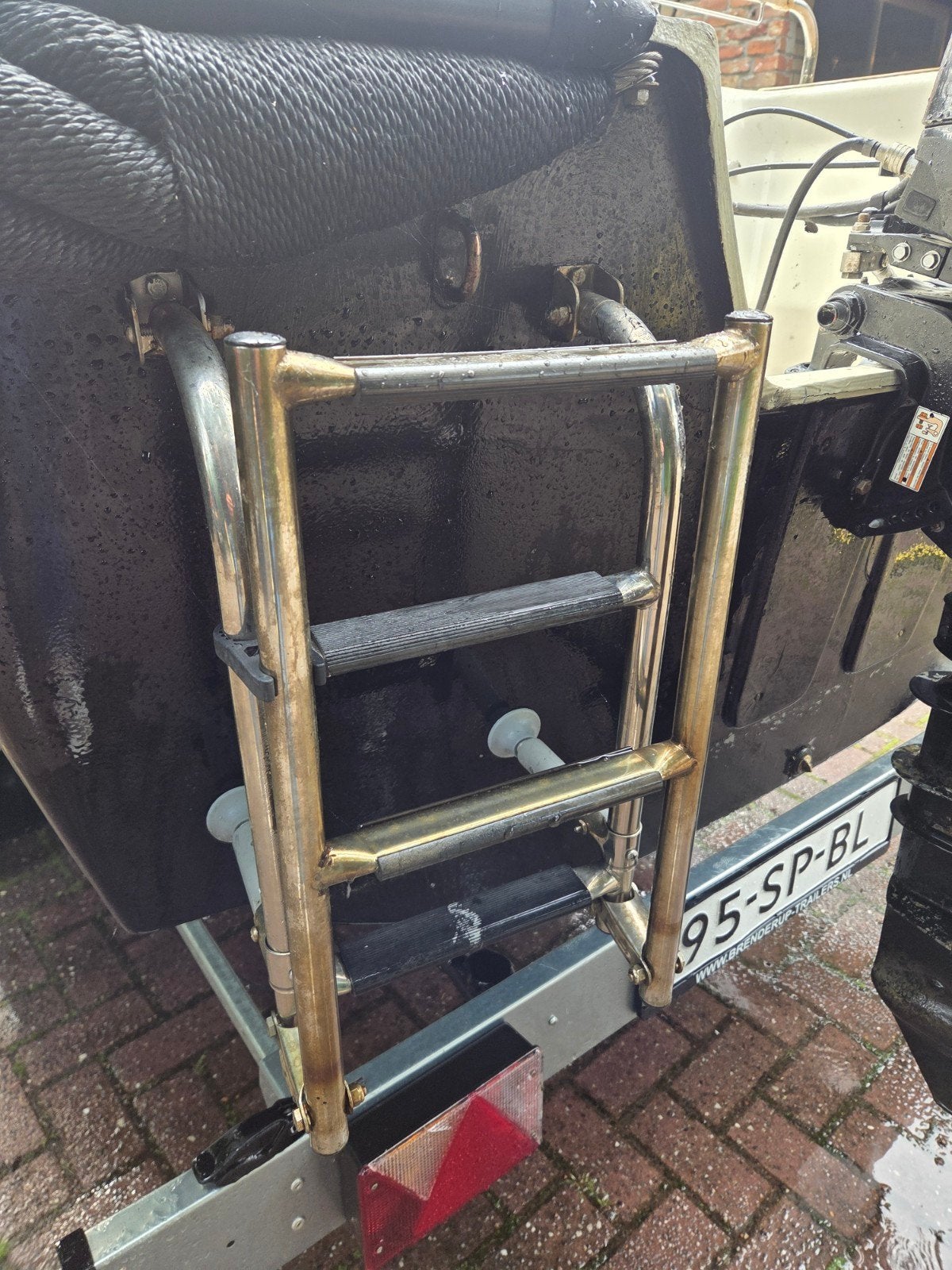 boottrap / bootladder te koop, Ophalen of Verzenden, Zo goed als nieuw, Zeilboot of Motorboot