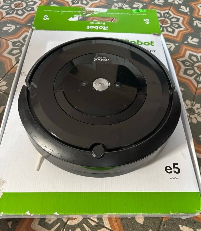 iRobot Roomba e5 Robotstofzuiger - Zwart, Witgoed en Apparatuur, Stofzuigers, Gebruikt, Robotstofzuiger, iRobot, Geschikt voor harde vloeren