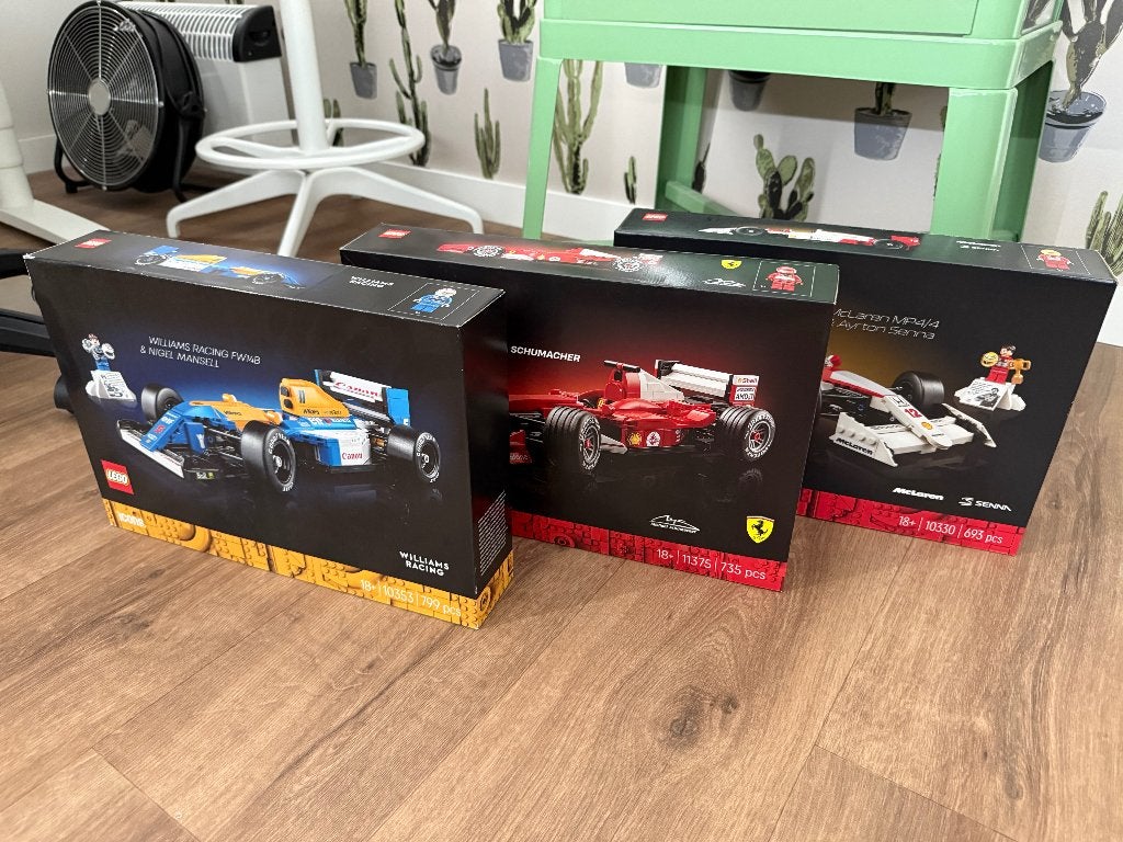 Set van de 3 F1 Icons, Compleet, Lego, Nieuw, Ophalen of Verzenden