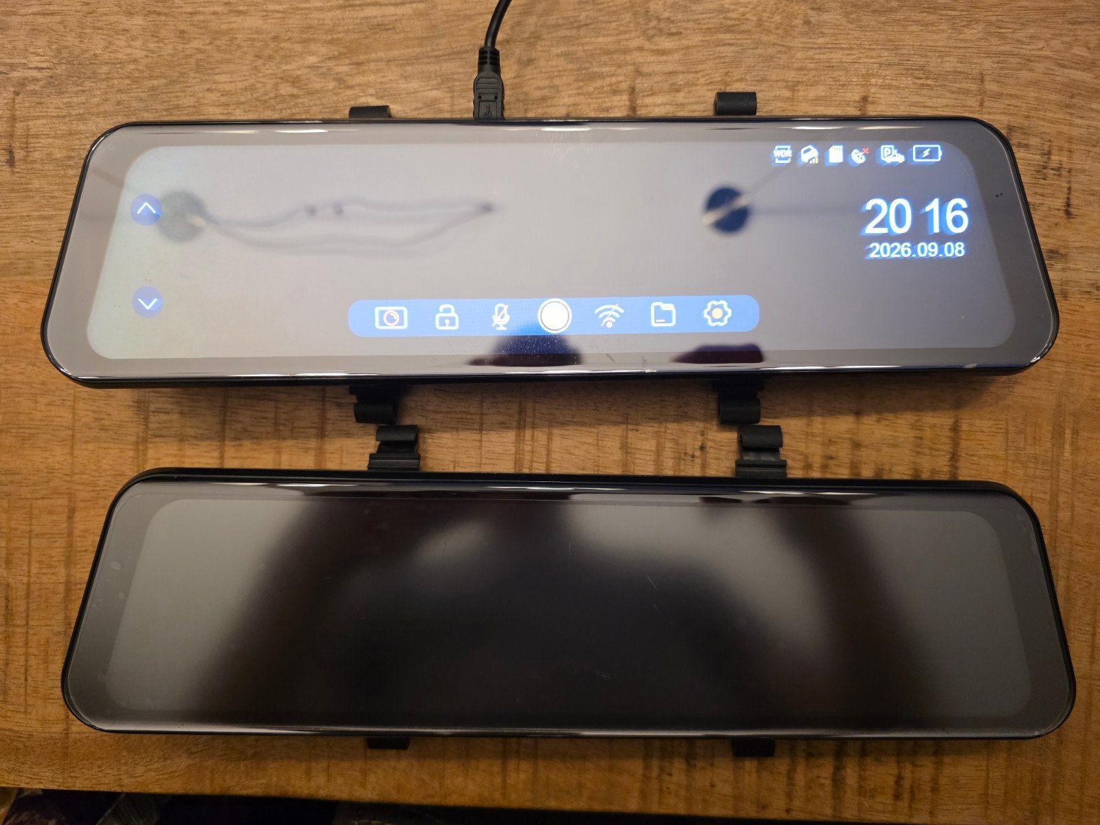 Set van 2x AZDome PG17 Spiegel Dashcam / Mirror Dash Cam, Verzenden, Onbekend, Zo goed als nieuw, Onbekend