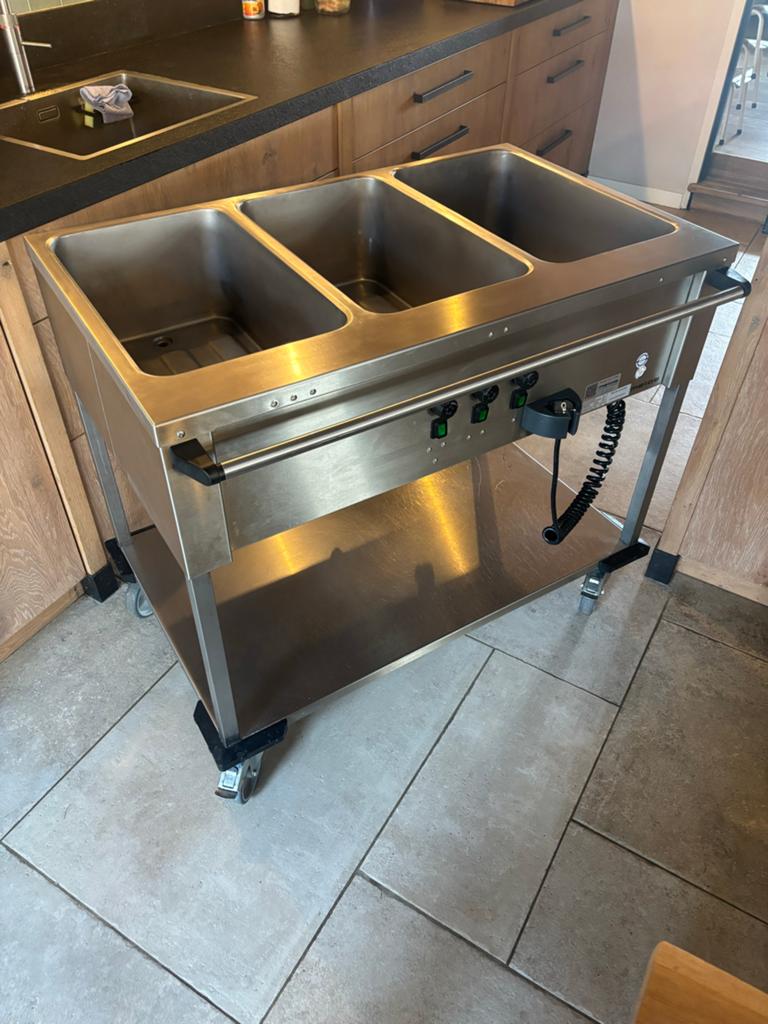 Zgan Au Bain Marie Wagen 3x1/1 GN - Professionele Keuken, Ophalen, Gebruikt, Fornuis, Frituur en Grillen