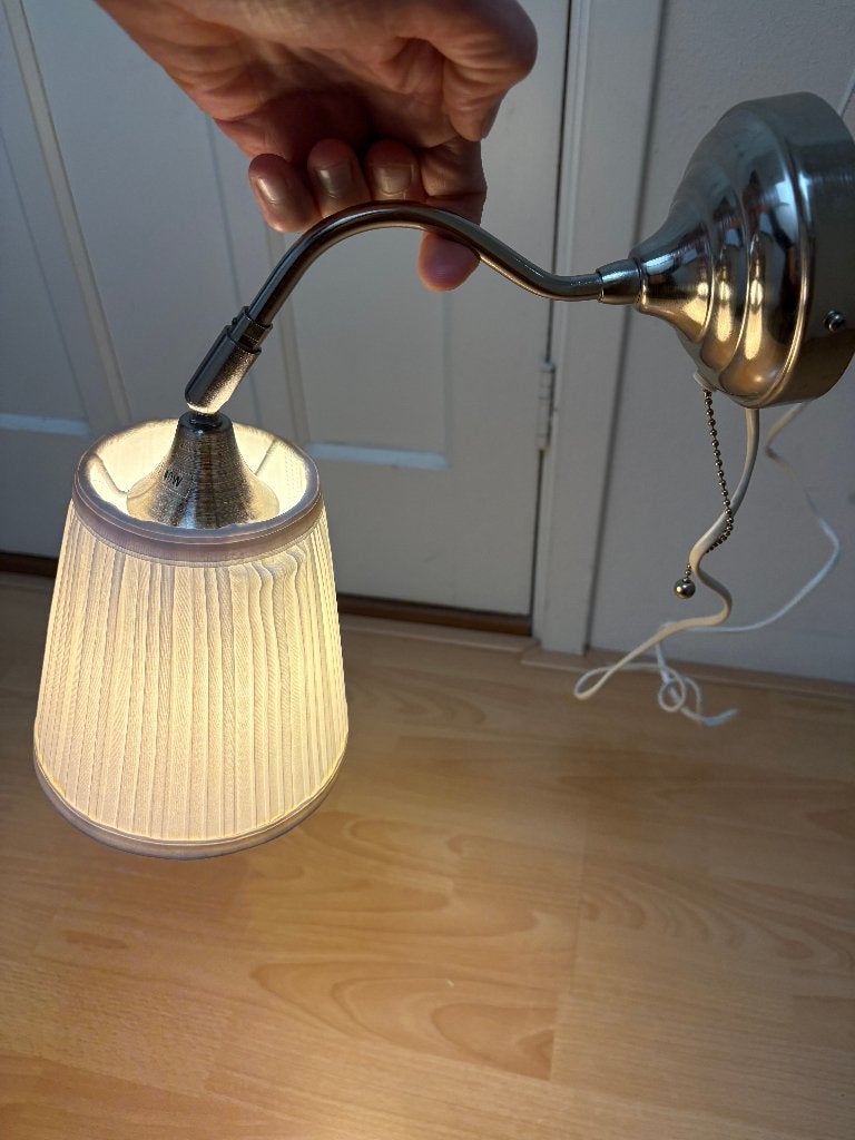 IKEA wandlamp Ärstid met trekschakelaar, Ophalen of Verzenden, Zo goed als nieuw