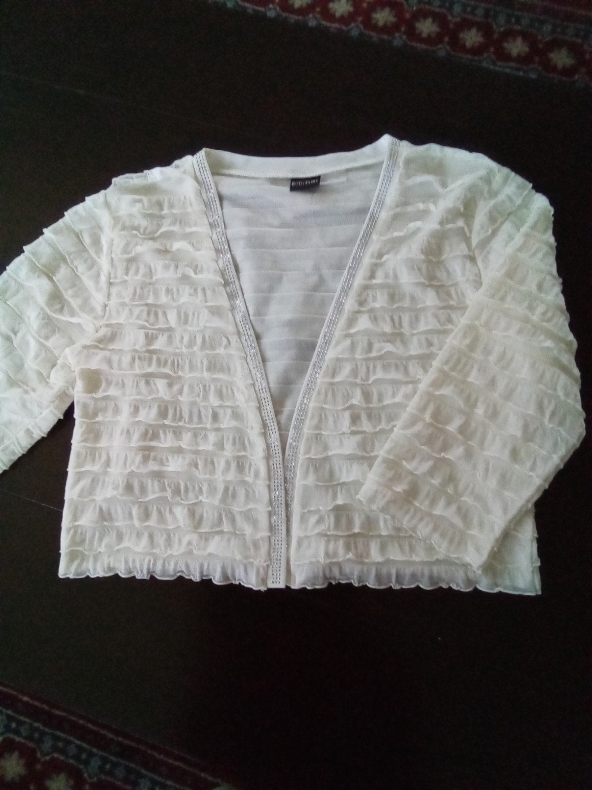 feestelijk vestje, bolero, over jasje, hesje. mt 176. ivoor., Bodyflirt., Meisje, Trui of Vest, Ophalen of Verzenden