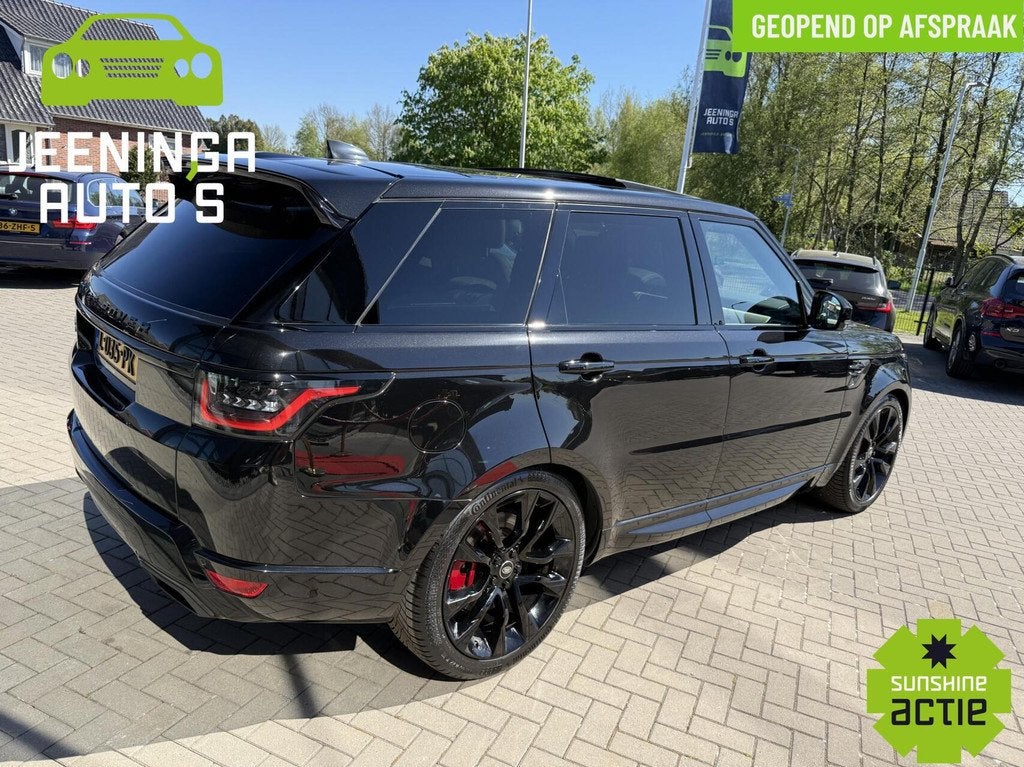 Land Rover Range Rover Sport P400 HST Dynamic Stealth|360Cam, Auto's, Land Rover, Automaat, Gebruikt, Startonderbreker, Bedrijf