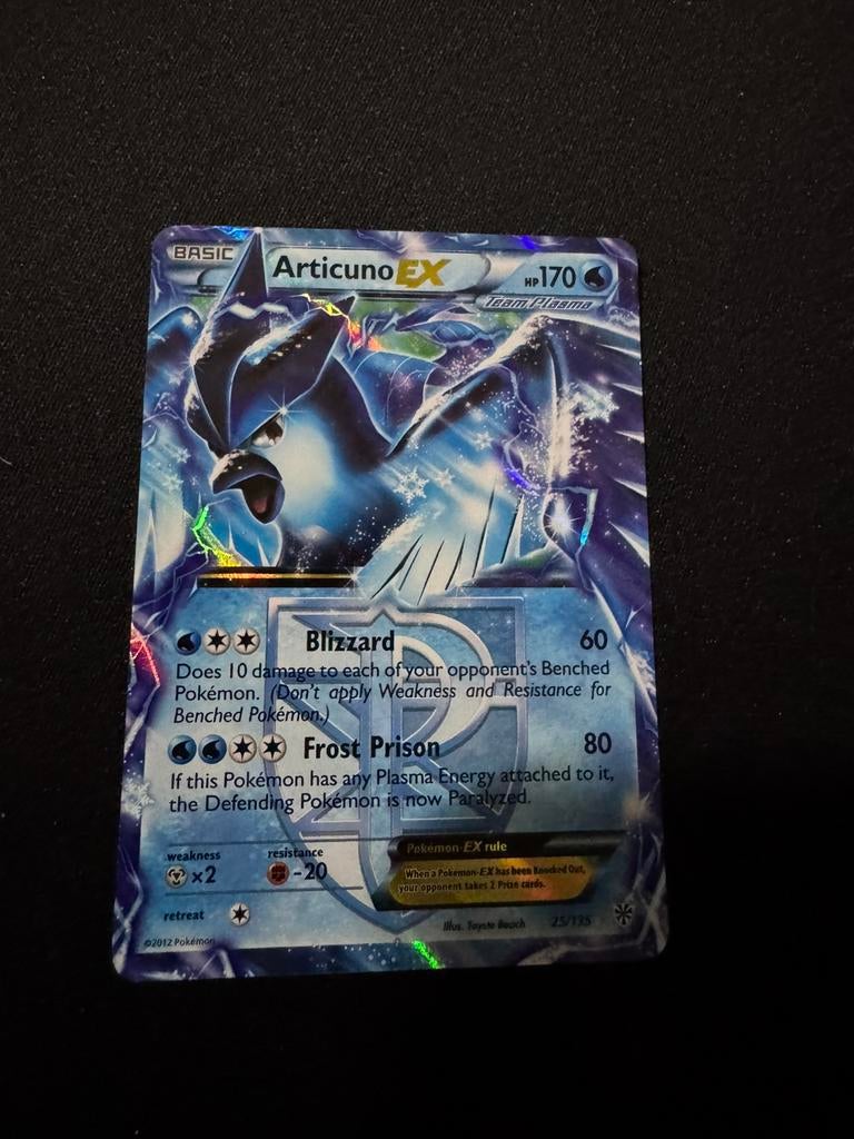 Articuno EX (PLS 25), Ophalen of Verzenden, Zo goed als nieuw