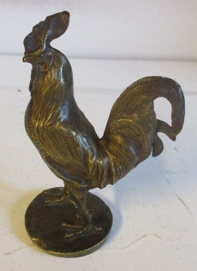 antieke bronzen haan Vienna brons, Verzenden