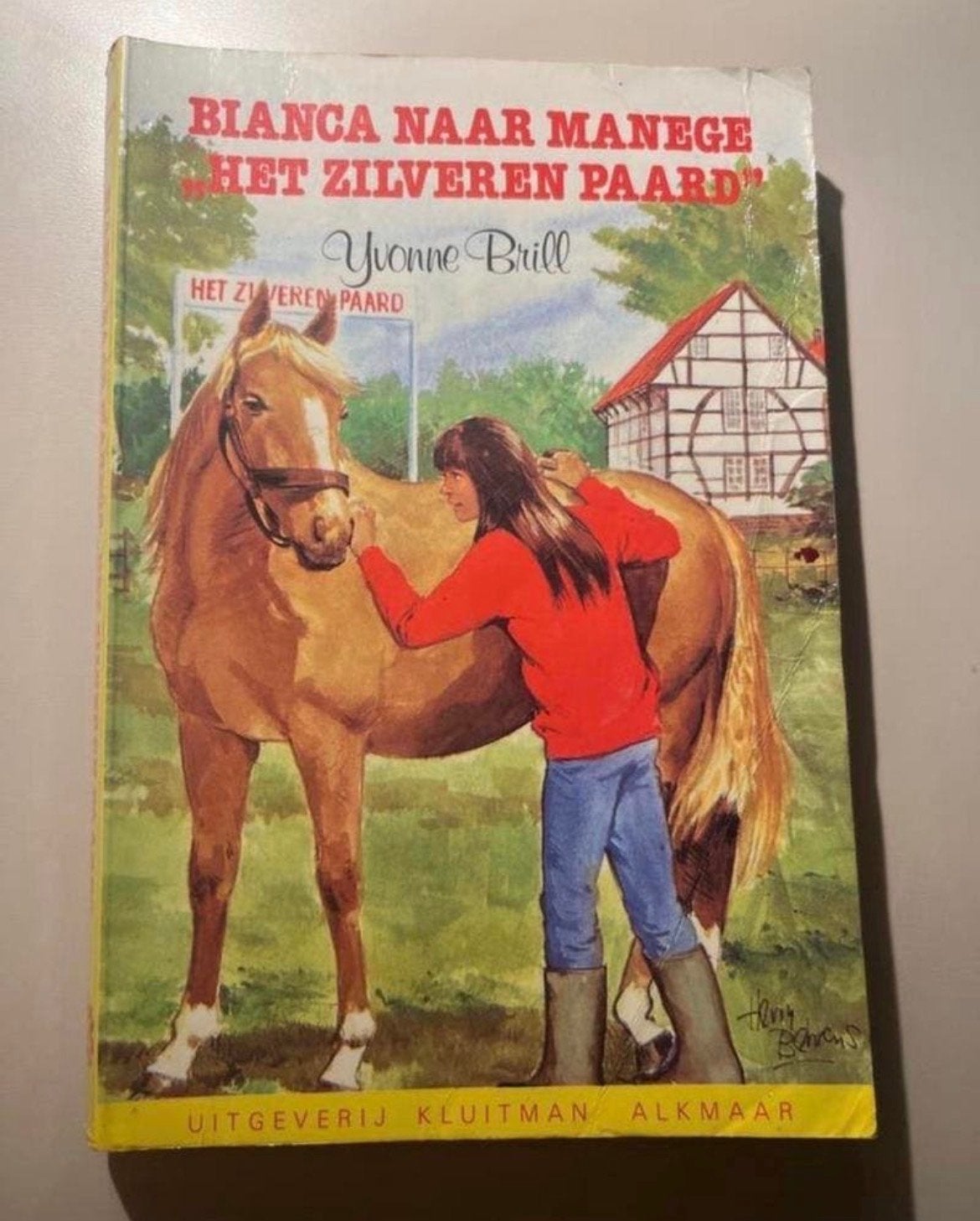 Bianca naar Manege Het Zilveren Paard - Yvonne Brill, Boeken, Kinderboeken | Jeugd | onder 10 jaar, Ophalen of Verzenden, Zo goed als nieuw