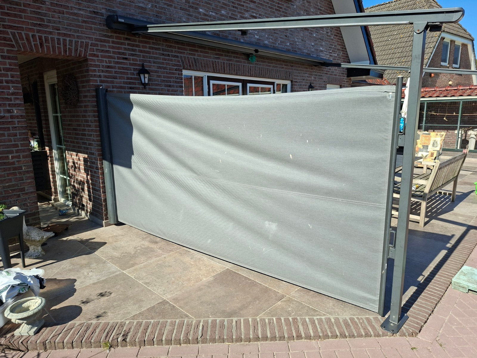 Stobag Zijscherm/Windscherm voor terras of balkon, Ophalen, Gebruikt, Overige typen, 150 tot 300 cm