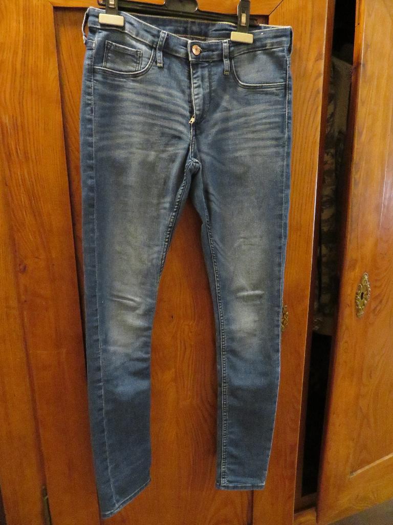 Dames jeans stretch Maat M Zara Z.G.A.N., Blauw, Ophalen of Verzenden, Zo goed als nieuw, W28 - W29 (confectie 36)