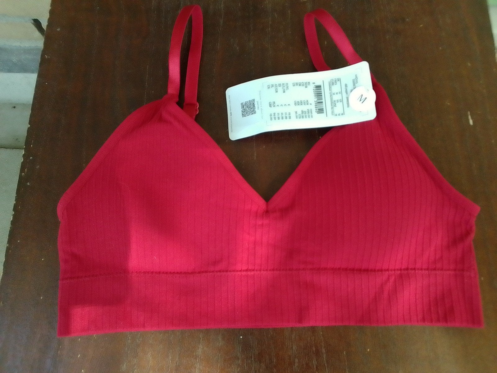 Hunkemöller rode bralette, maat: M, Hunkemöller, Ophalen of Verzenden, Rood, BH