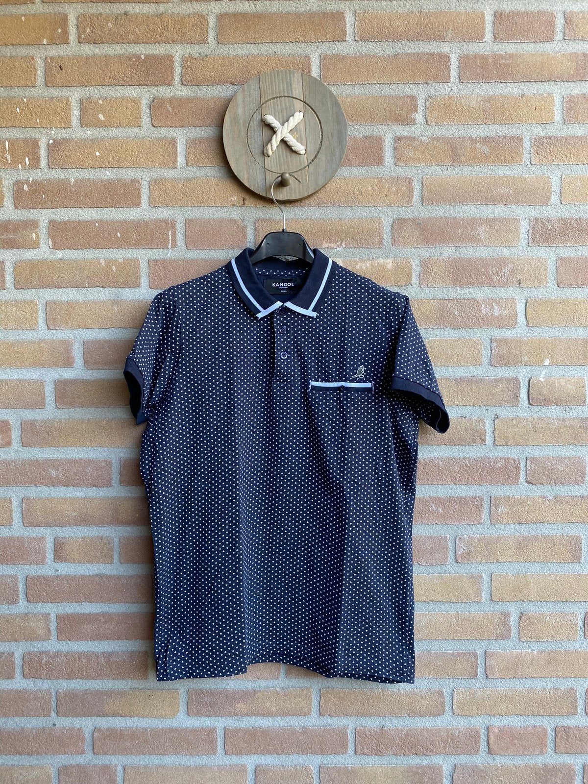 Kangol polo, Ophalen of Verzenden, Nieuw, Maat 46 (S) of kleiner, Zwart