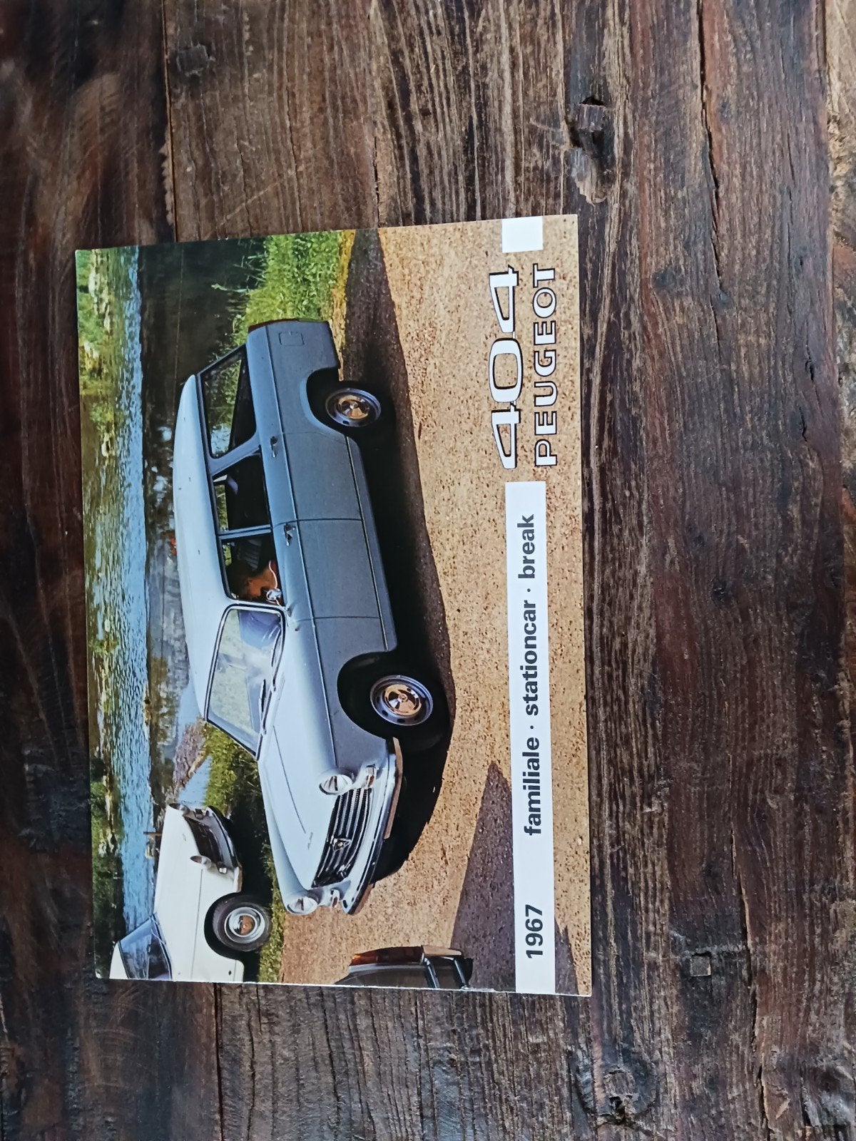 Peugeot 404 familiale folder 1963, Boeken, Ophalen of Verzenden, Gelezen, Peugeot