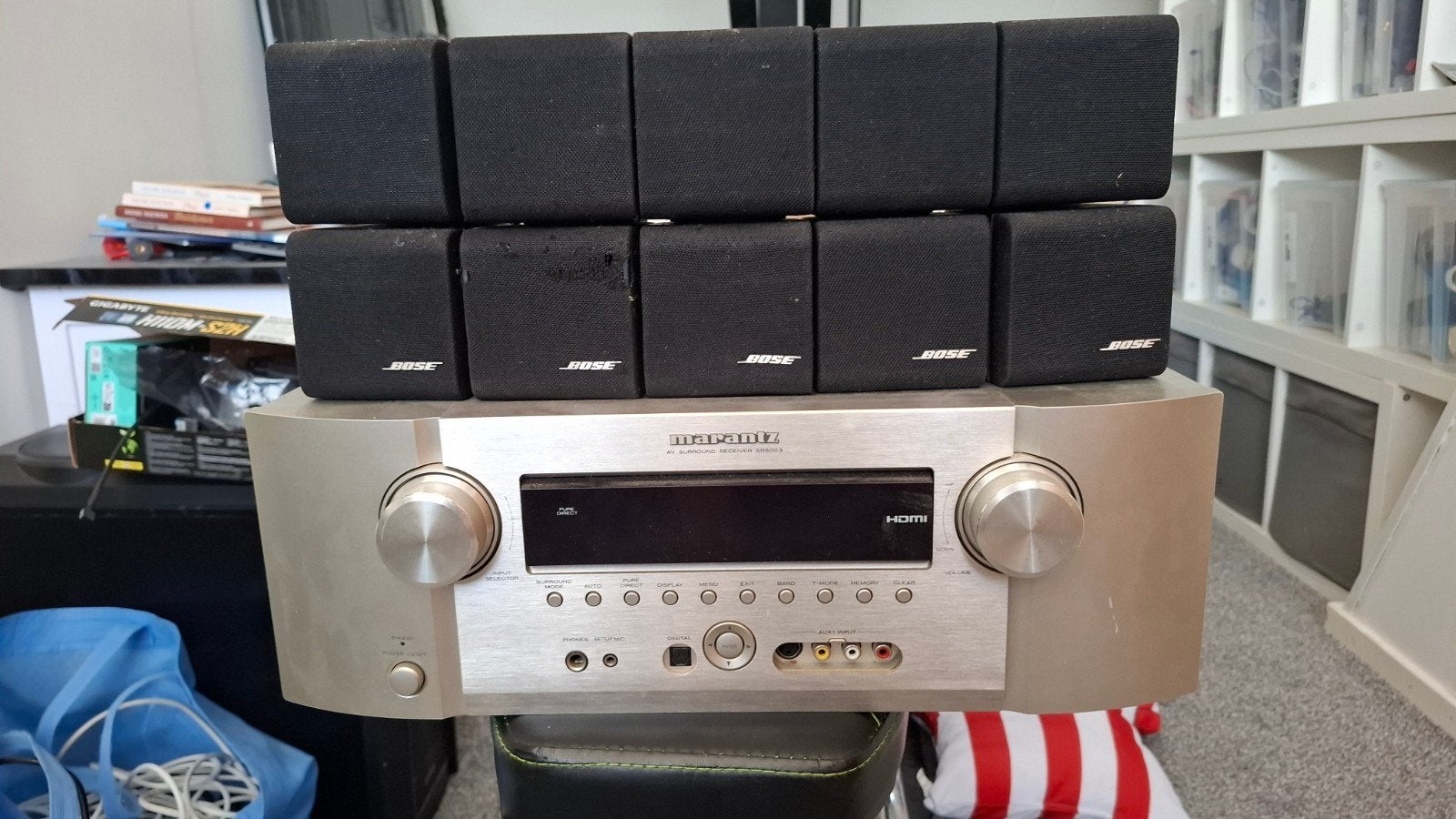 Marantz 5003 Receiver met Bose Acoustimass 10, Audio, Tv en Foto, Home Cinema-sets, Ophalen of Verzenden, Gebruikt, 5.1-systeem