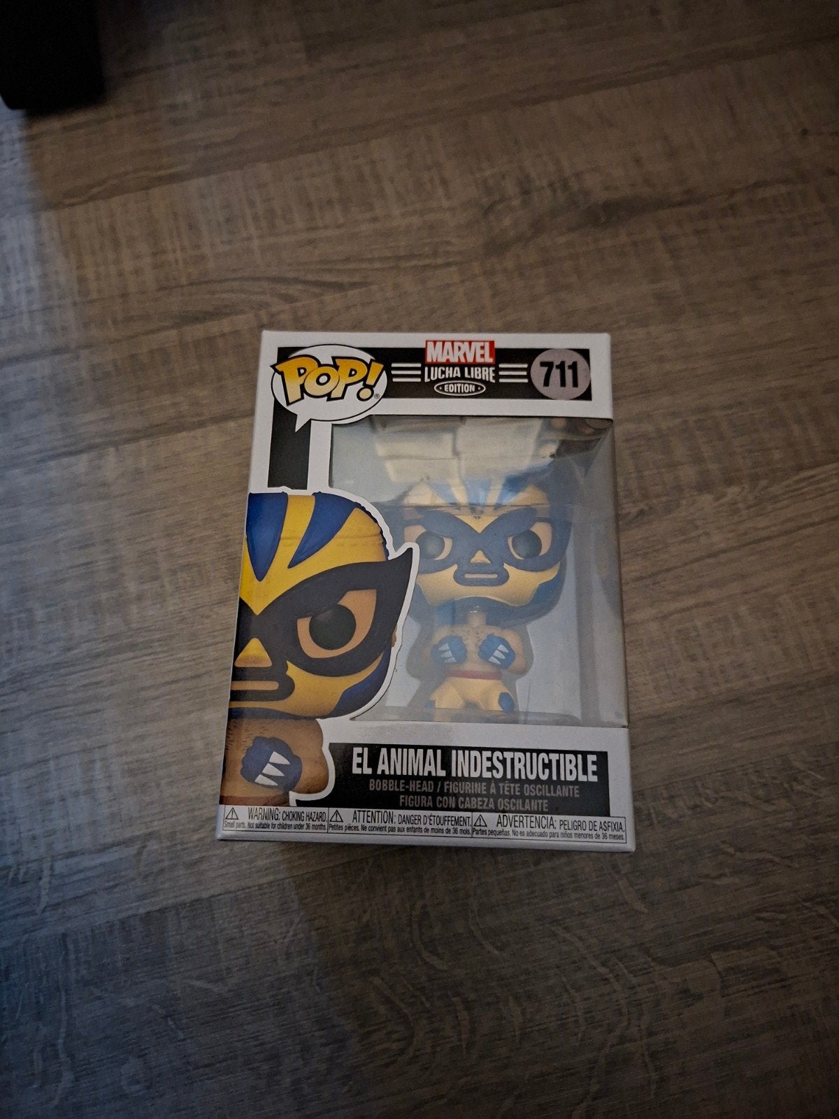Funko Pop! Marvel Lucha Libre El Animal Indestructible, Ophalen of Verzenden, Zo goed als nieuw