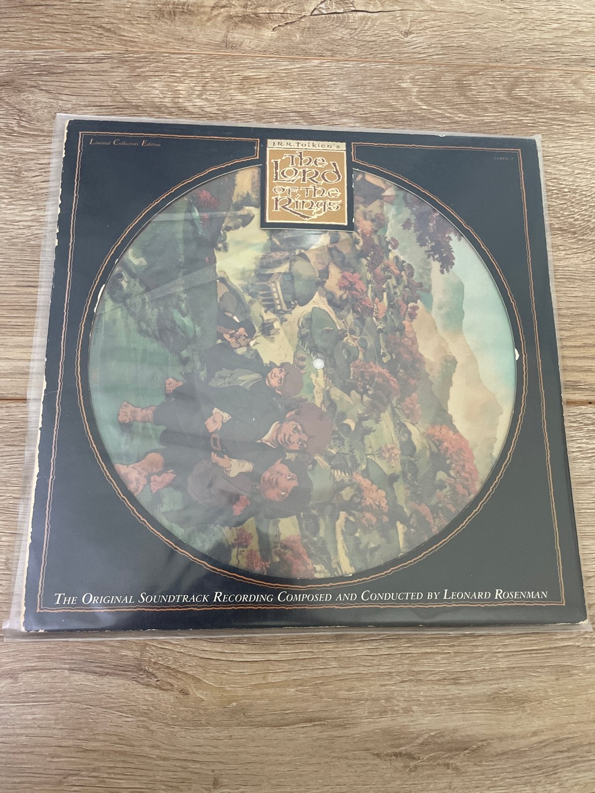 Lord of the Rings Picture Disc LP - Limited Collectors Editi, Gebruikt, Ophalen of Verzenden, 1970 - 1979, 12 inch