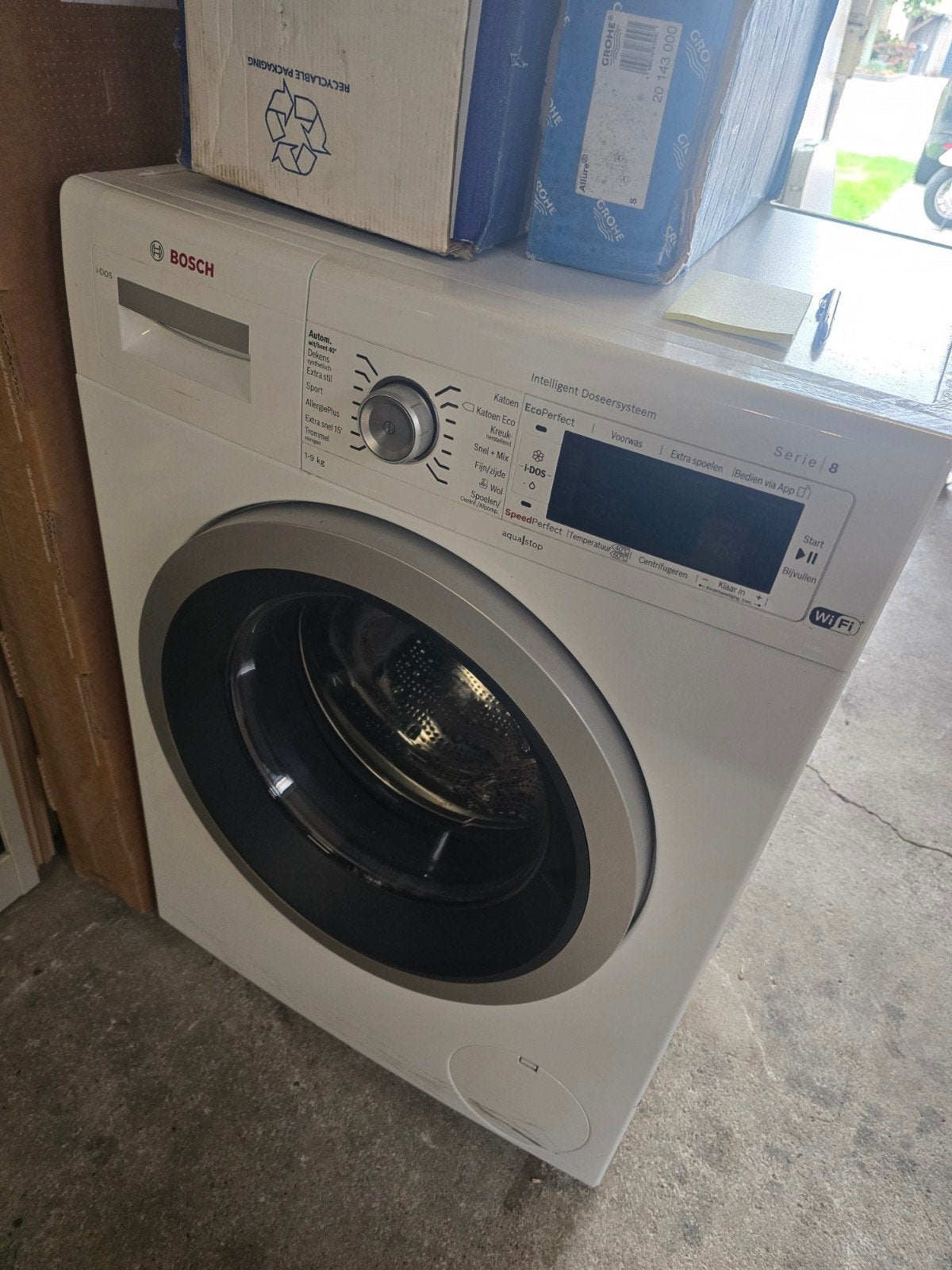 Te koop Bosch wasmachine, Witgoed en Apparatuur, Ophalen, Gebruikt, Minder dan 85 cm, 8 tot 10 kg