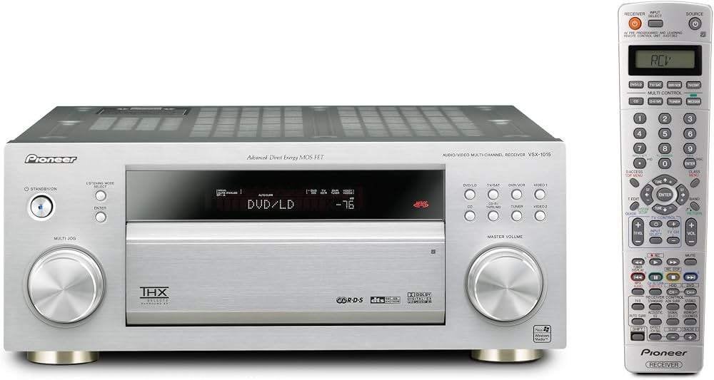 pioneer receiver VSX-1015 met 4 jamo concert 5 speakers, Ophalen, Zo goed als nieuw, Pioneer, 120 watt of meer
