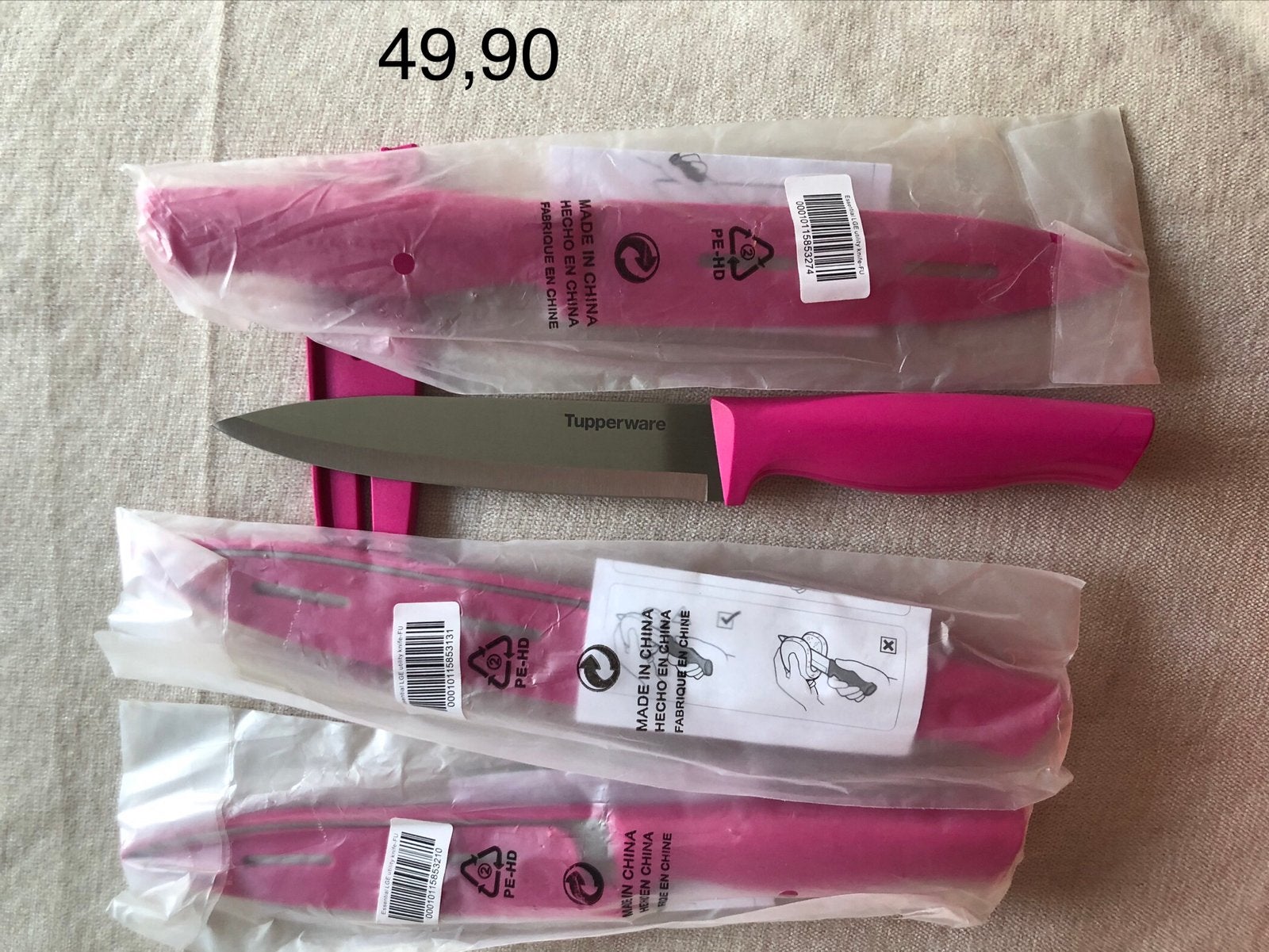 Tupperware splinternieuwe messen per stuk, Overige typen, Nieuw, Ophalen of Verzenden, Metaal