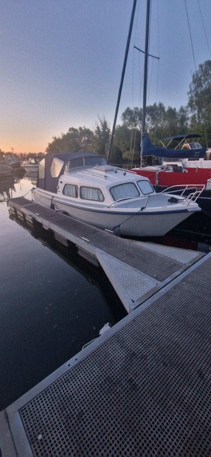 Boot, kajuitboot, visboot,kruiser waterland 700, Watersport en Boten, Motorboten en Motorjachten, Ophalen, Gebruikt, Diesel, Waterland