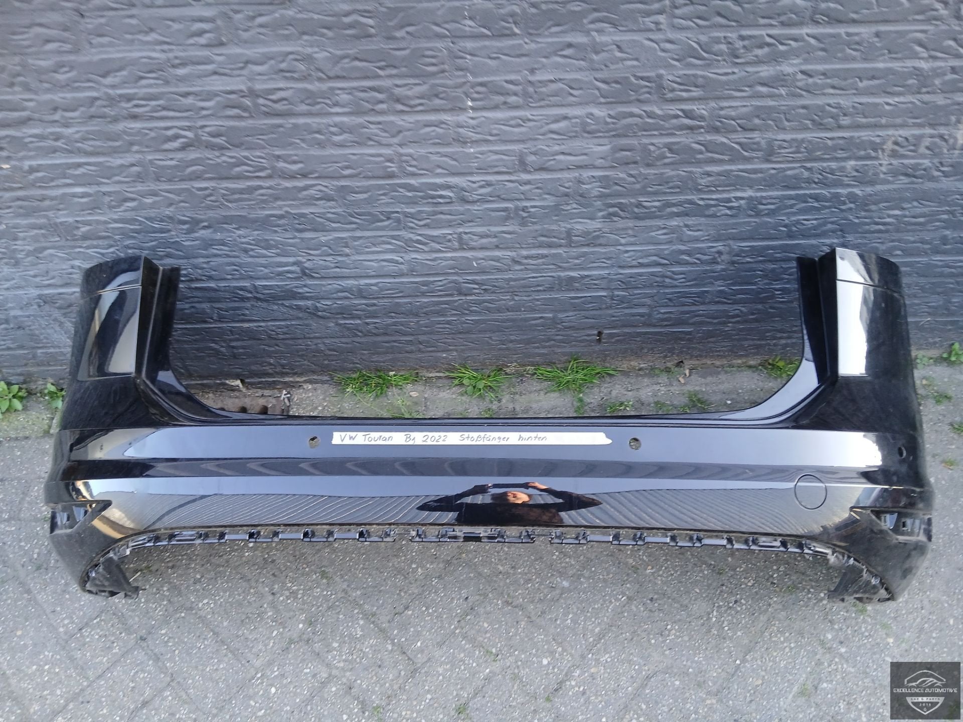 VW Touran 5T 5TA 2015+ Achterbumper Bumper 6xPDC Origineel!, Gebruikt, Volkswagen, Volkswagen AG, Bumper