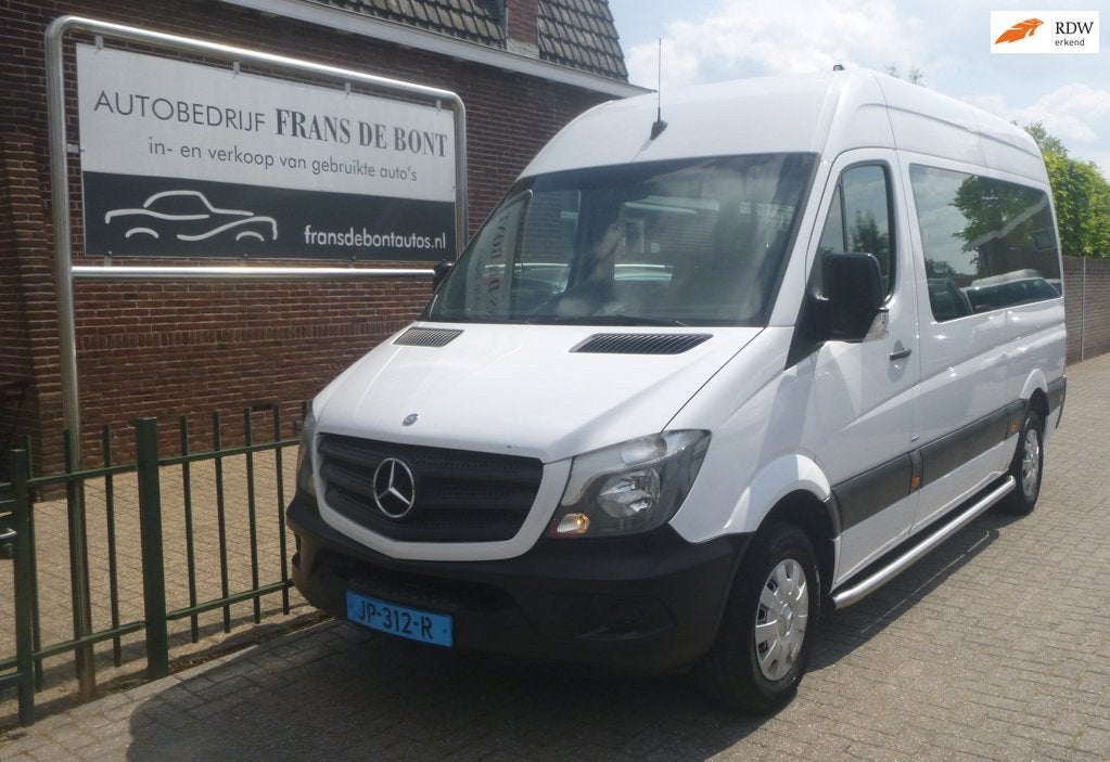 Mercedes-Benz Sprinter 313 2.2 BlueTEC 366 9 persoons rolsto, Automaat, Achterwielaandrijving, Gebruikt, Euro 6