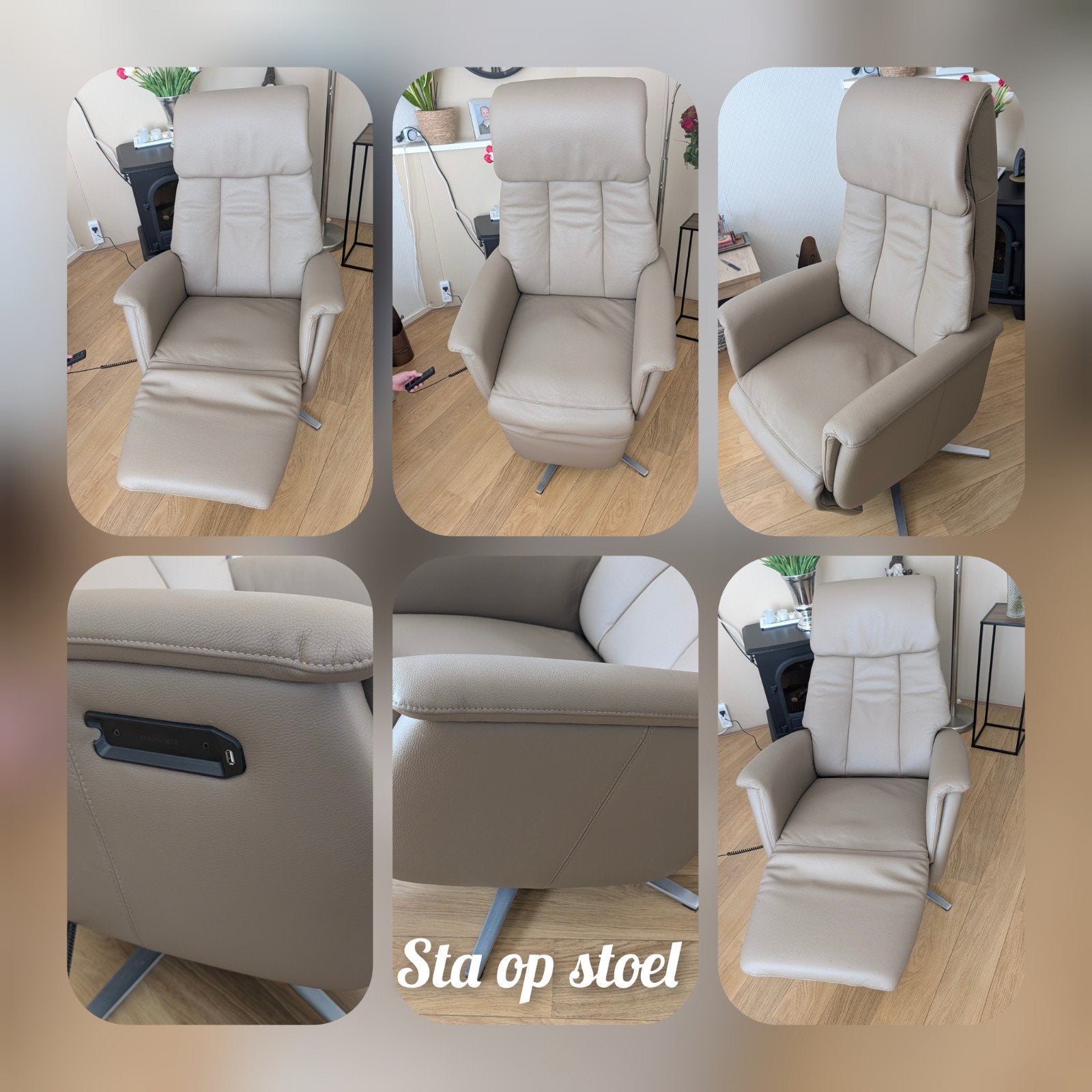 Een nieuwe sta op stoel, Huis en Inrichting, Stoelen, Nieuw, Leer, Ophalen of Verzenden, Sta op stoel