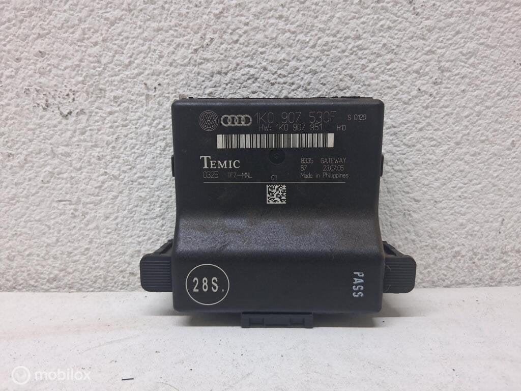 Gateway module Vw Golf V 1.9 TDI ('03-'08) 1K0907530F, Gebruikt, Volkswagen, Ophalen of Verzenden, Volkswagen