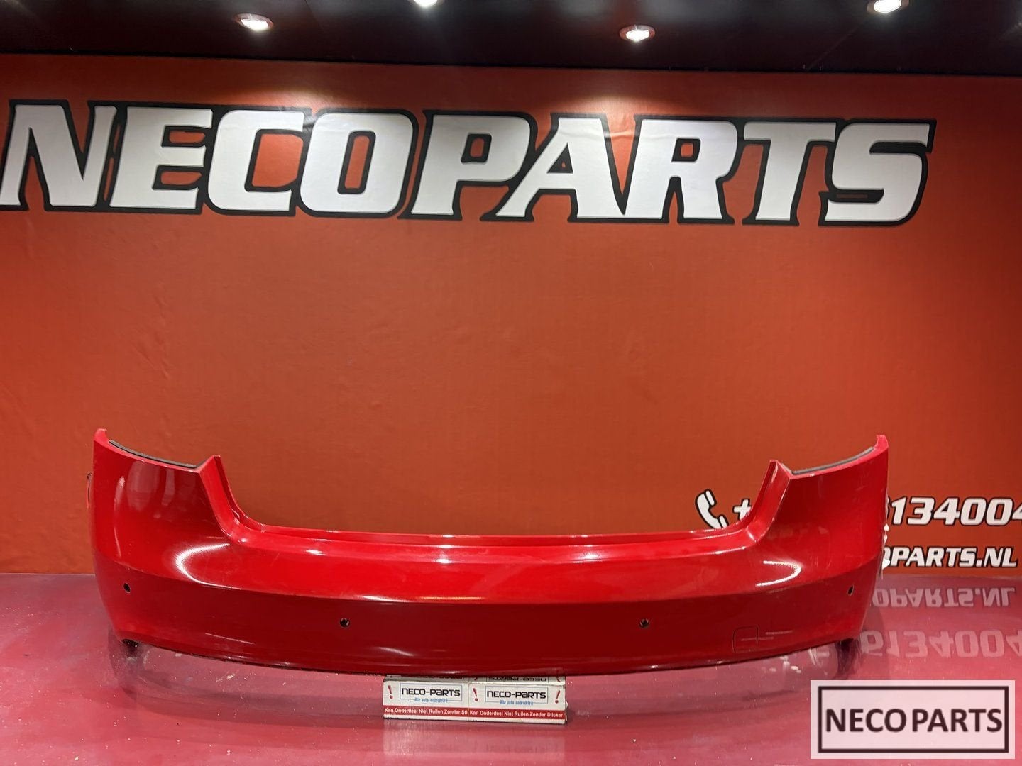 AUDI A5 8T ACHTERBUMPER PDC ROOD ORIGINEEL 8T0807511L, Gebruikt, -, -, Achter